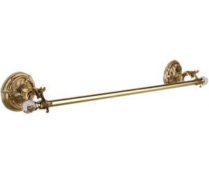 Полотенцедержатель Art&Max Barocco Crystal AM-1779-Do-Ant-C 70 см, античное золото