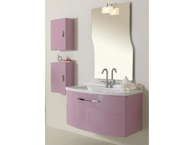 Комплект мебели Labor Legno Vogue L100, bianco lucido/хром