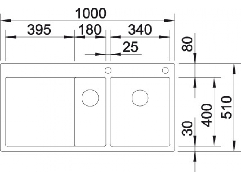 Купить Мойка Blanco Claron 6 S-IF/A 514002 (514001), правая/левая