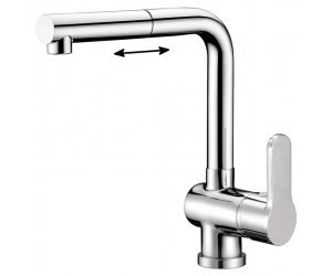 Смеситель BelBagno TANARO TAN-LADM-CRM для кухни с выдвижным изливом