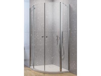 Душевой уголок Radaway EOS II PDD 3799472-01L/3799472-01R, 100 х 100 см, стекло прозрачное