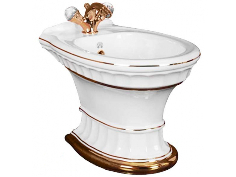 Купить Биде Migliore Gianeta Decor Oro ML.GNT-25.832.D1, напольное