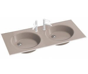 Стеклянная раковина Jacob Delafon Odeon Rive Gauche EB2565-DE3, 120 см, бронза, матовая