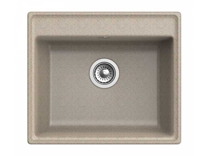 Купить Кухонная мойка GranFest Vertex GF-V-580, 58х50 см, песочная