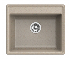 Кухонная мойка GranFest Vertex GF-V-580, 58х50 см, песочная