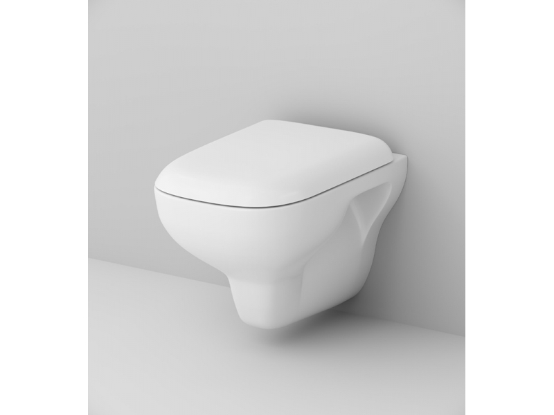 Купить Подвесной унитаз Am.Pm Like C801700SC FlashClean, безободковый, с сиденьем микролифт