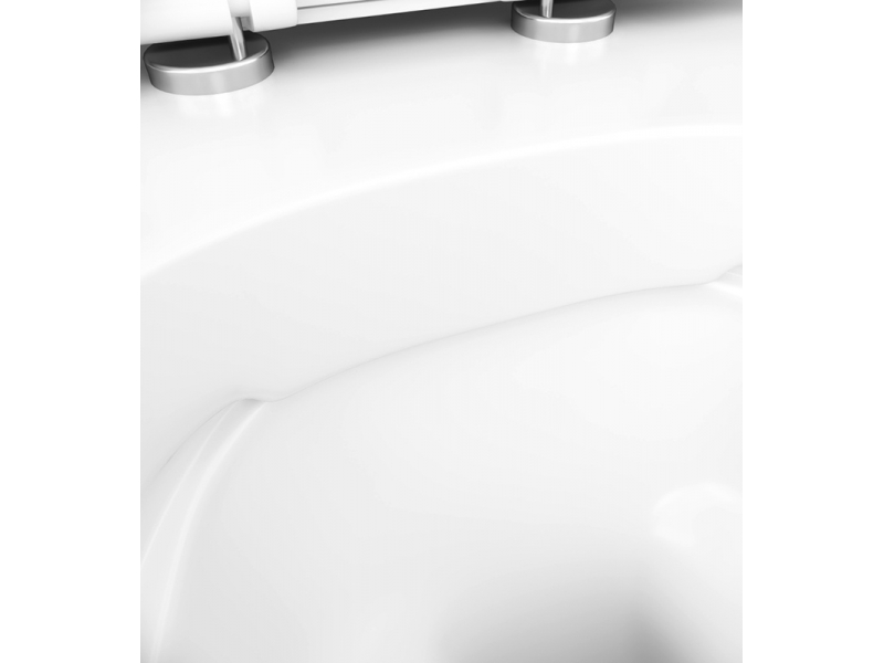Купить Подвесной унитаз Am.Pm Like C801700SC FlashClean, безободковый, с сиденьем микролифт