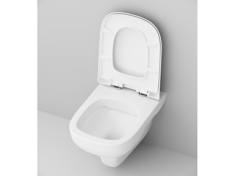 Купить Подвесной унитаз Am.Pm Like C801700SC FlashClean, безободковый, с сиденьем микролифт