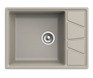 Кухонная мойка GranFest Vertex GF-V-680 L, 68х50 см, топаз