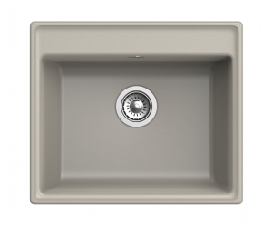 Кухонная мойка GranFest Vertex GF-V-580, 58х50 см, топаз