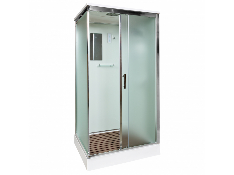 Купить Душевая кабина Deto D D129S эл 120 x 90 см, с крышей и электрикой