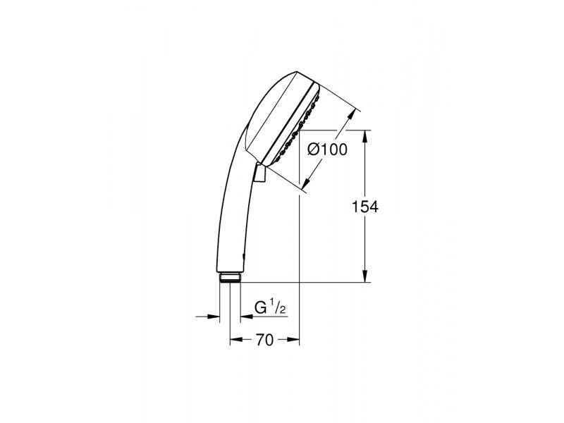 Купить Ручной душ Grohe New Tempesta Cosmopolitan 100 II 2757120E (2757110E)/ 27571002 (27571001)