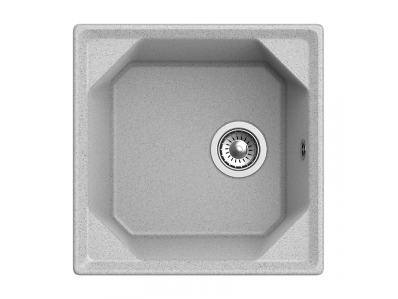 Купить Кухонная мойка GranFest Unique GF-U-500, 50х50 см, серая