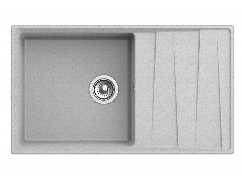 Купить Кухонная мойка GranFest Level GF-LV-860L, 86х50 см, серая