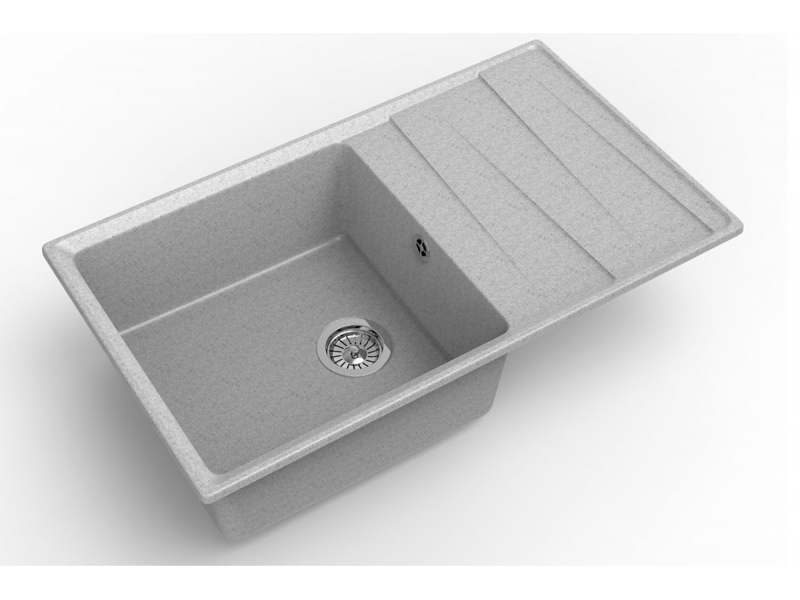 Купить Кухонная мойка GranFest Level GF-LV-860L, 86х50 см, серая