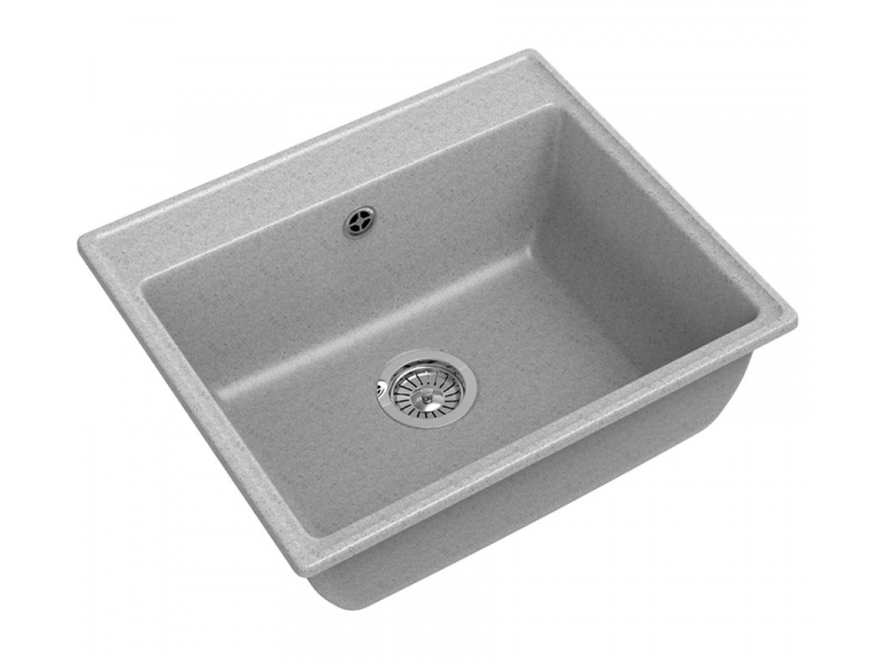 Купить Кухонная мойка GranFest Vertex GF-V-580, 58х50 см, серая