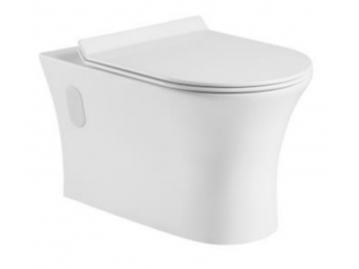 Подвесной унитаз Aquanet Roll-W CL-12249D (210766) Rimless, с сиденьем Soft Close, Slimseat