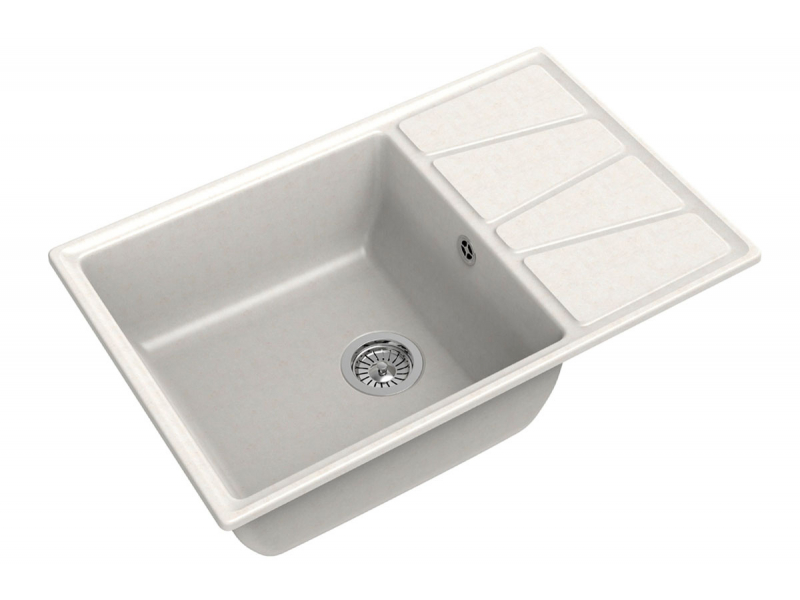 Купить Кухонная мойка GranFest Vertex GF-V-780 L, 78х50 см, белая