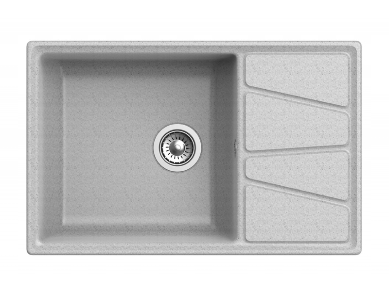 Купить Кухонная мойка GranFest Vertex GF-V-780 L, 78х50 см, серая