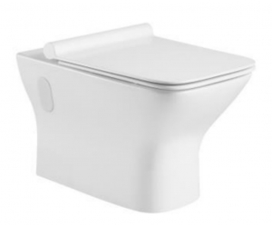 Подвесной унитаз Aquanet Cube-W CL-12248D (210761) безободковый, Rimless, с сиденьем Soft Close, Slimseat