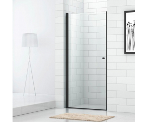 Душевая дверь Cezares ECO-O-B-1-60-C-NERO, 60 х 190 см, стекло прозрачное