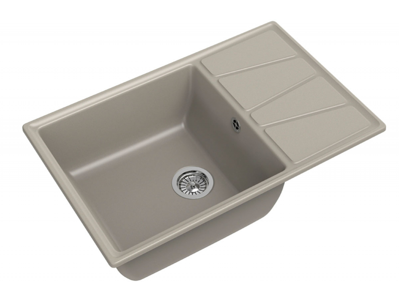 Купить Кухонная мойка GranFest Vertex GF-V-780 L, 78х50 см, топаз
