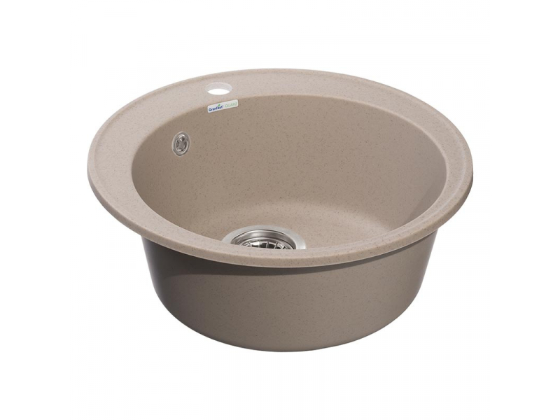 Купить Кухонная мойка GranFest Quarz Z 08, 47.9 x 47.9 см, песочный