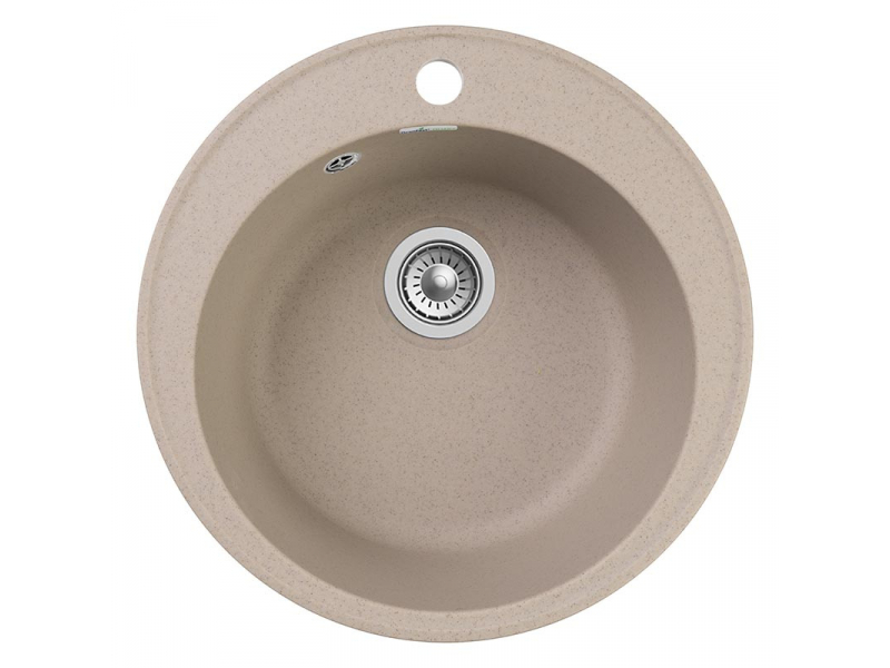 Купить Кухонная мойка GranFest Quarz Z 08, 47.9 x 47.9 см, песочный