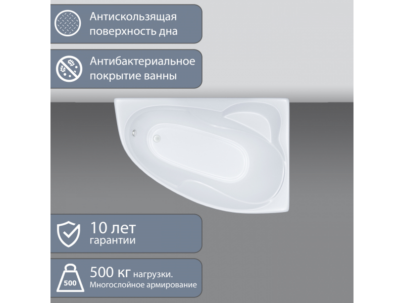 Купить Акриловая ванна Triton Николь 160 х 100 см L/R с каркасом (Щ0000044611/Щ0000044612)