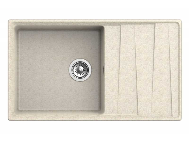 Купить Кухонная мойка GranFest Level GF-LV-860L, 86х50 см, бежевая