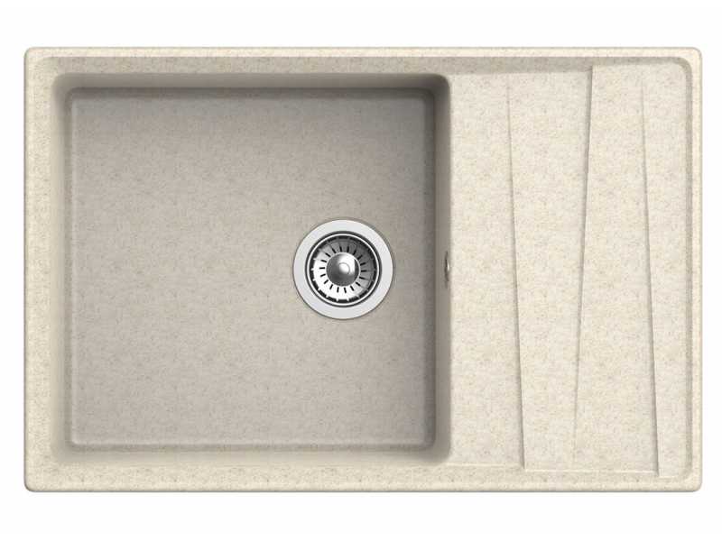 Купить Кухонная мойка GranFest Level GF-LV-760L, 76х50 см, бежевая