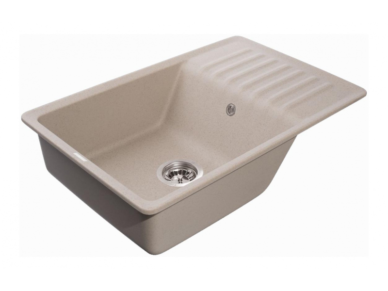 Купить Кухонная мойка GranFest Quarz Z 72, 75.2 x 47.5 см, песочный