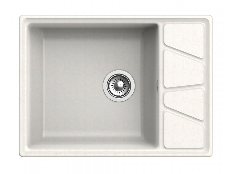 Купить Кухонная мойка GranFest Vertex GF-V-680 L, 68х50 см, белая