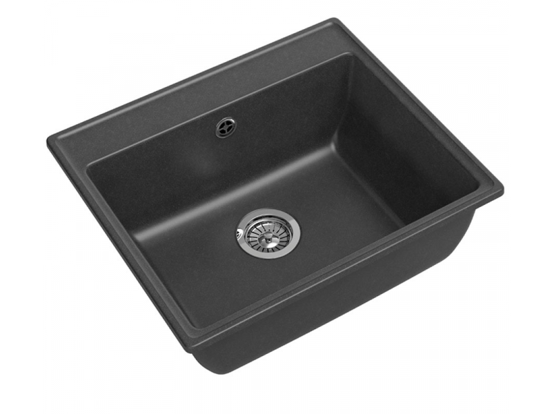 Купить Кухонная мойка GranFest Vertex GF-V-580, 58х50 см, графит