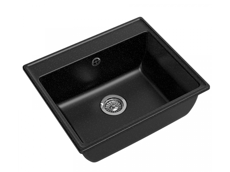 Купить Кухонная мойка GranFest Vertex GF-V-580, 58х50 см, черная