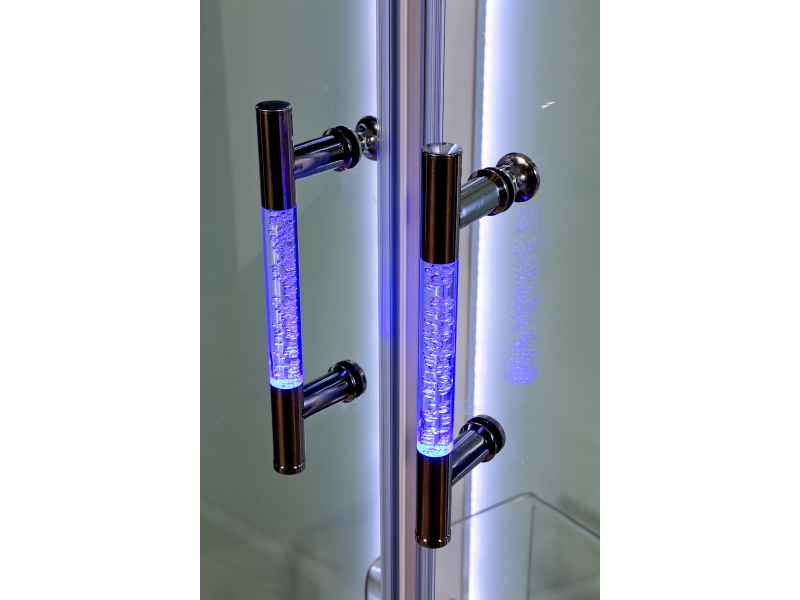 Купить Душевая кабина Deto A 102 L/R 120 x 80 см, с крышей, Led с кнопкой