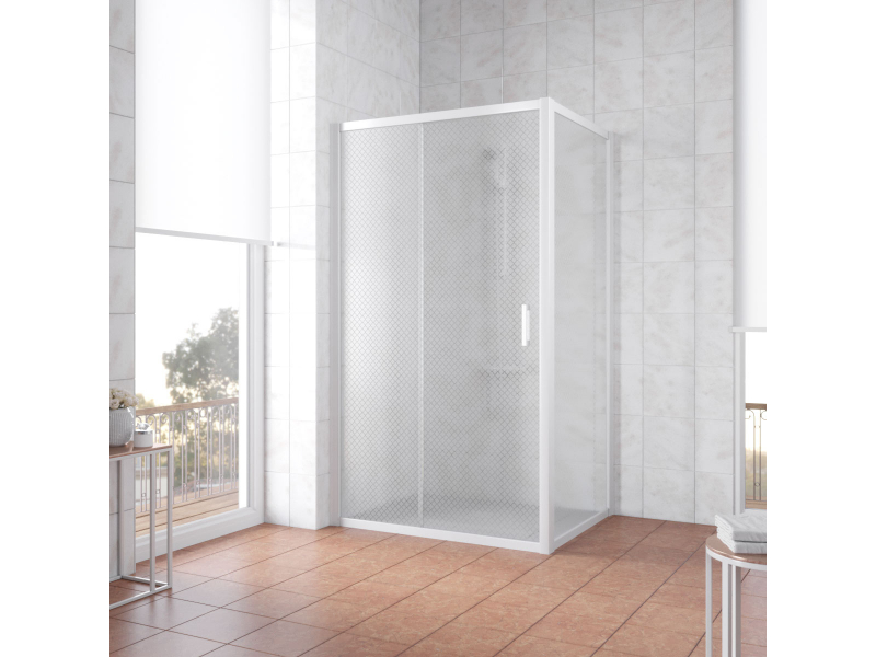 Купить Душевой уголок Vegas Glass ZP+ZPV, 100 x 100 x 190см