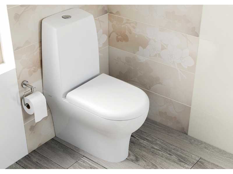 Купить Напольный унитаз Vitra Zentrum 9012B003-7200, крышка микролифт, с системой защиты от конденсата