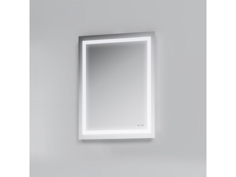 Купить Зеркало Am.Pm Gem 55 см с LED-подсветкой по периметру, M91AMOX0551WG