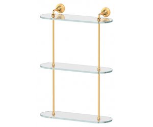 Полка 3SC Stilmar STI 217 3-х ярусная 40 см, золото