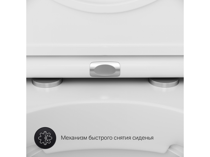 Купить Подвесной унитаз Am.Pm Inspire C501700WH безободковый (FlashClean)