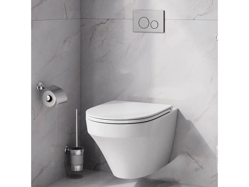 Купить Подвесной унитаз Am.Pm Inspire C501700WH безободковый (FlashClean)