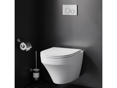 Подвесной унитаз Am.Pm Inspire C501700WH безободковый (FlashClean)