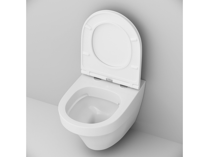 Купить Подвесной унитаз Am.Pm Inspire C501700WH безободковый (FlashClean)