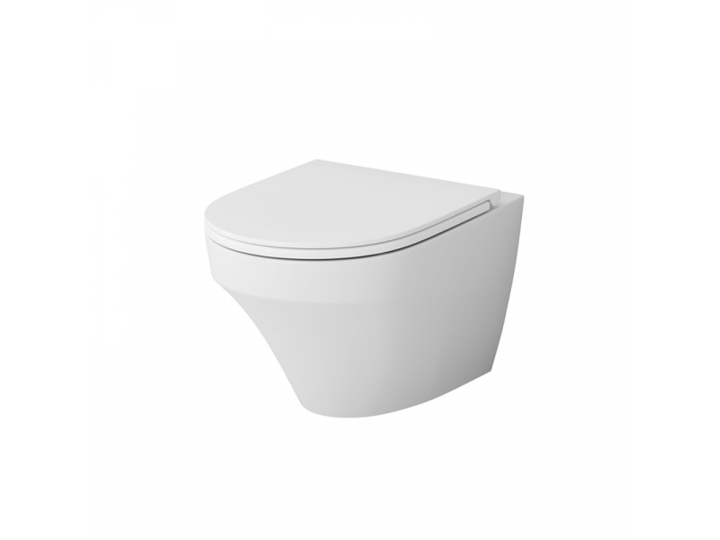Купить Подвесной унитаз Am.Pm Inspire C501700WH безободковый (FlashClean)