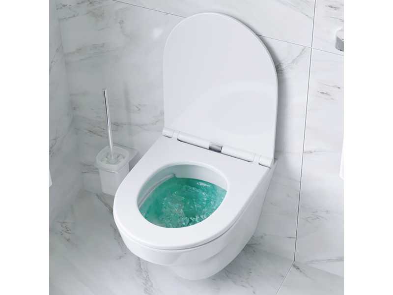 Купить Подвесной унитаз Am.Pm Inspire C501700WH безободковый (FlashClean)