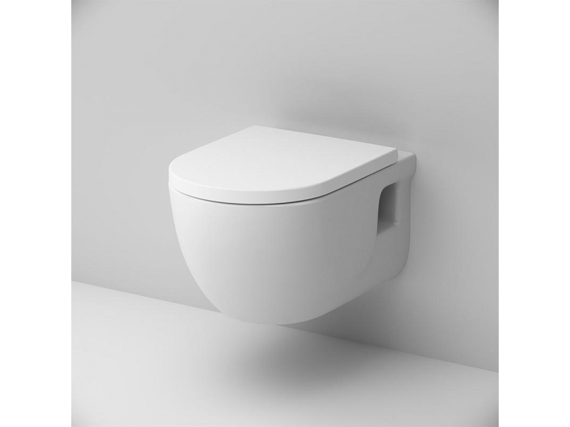 Купить Подвесной унитаз Am.Pm Like FlashClean, безободковый, крышка микролифт, C801701SC