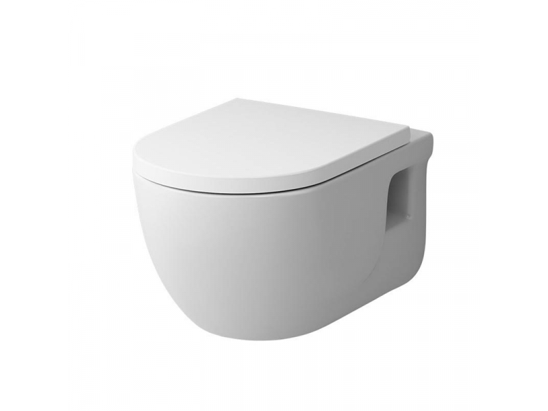 Купить Подвесной унитаз Am.Pm Like FlashClean, безободковый, крышка микролифт, C801701SC