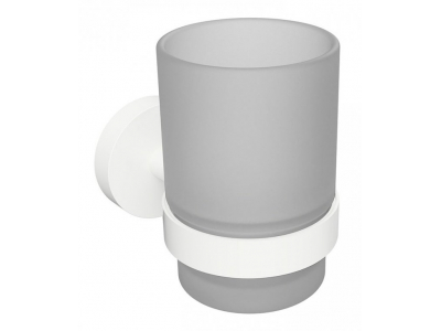 Стакан для зубных щеток Bemeta White 104110014 7 x 10.5 x 9.5 см, белый