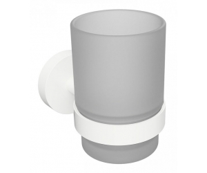 Стакан для зубных щеток Bemeta White 104110014 7 x 10.5 x 9.5 см, белый